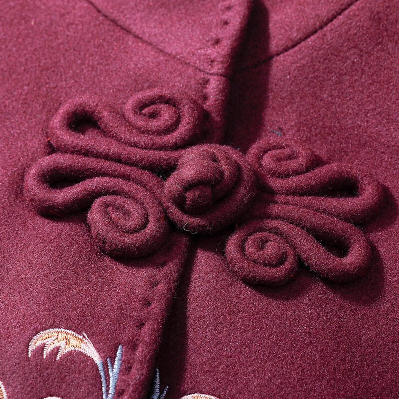 SIFONE Women's New Chinese Style Embroidered Cardigan