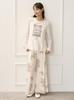 Gelato Pique MUCHA Long PWCT254341 OWHT Free Size One-Point T-Shirt