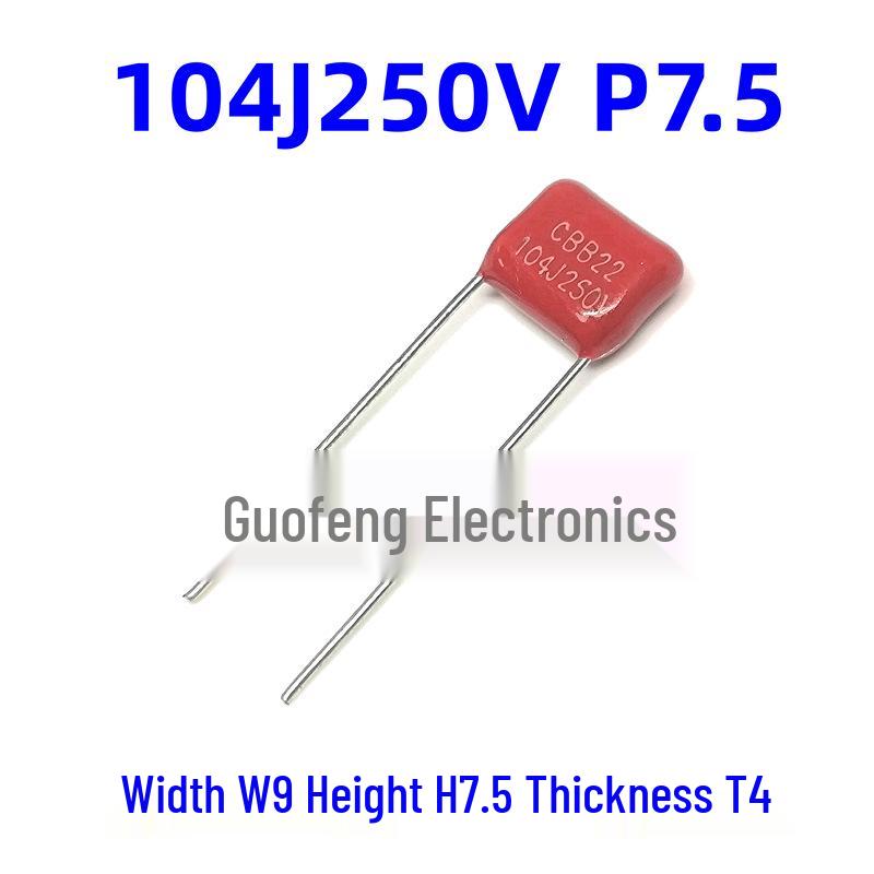 

104J Multi-Voltage Film Capacitor, 0.1UF, 100V-2000V Range