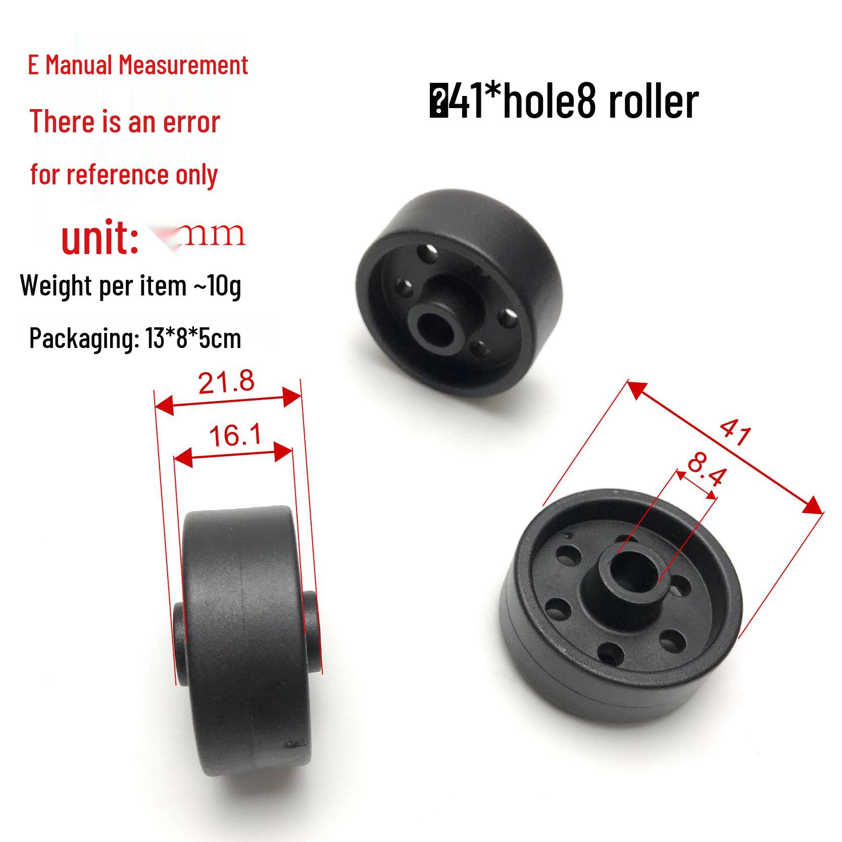 35mm OD Pulley Wheels for Exercise Bikes & Furniture Plastic