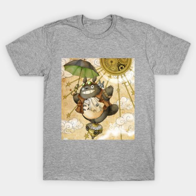 Unisex Fashion TShirt Ghibli Totoro Happy Print TShirt Plus Size S-5XL T-Shirt 100%Cotton Tops O Neck Short Sleeve Tees