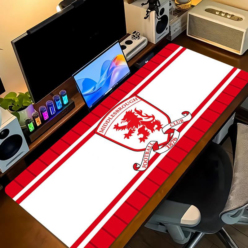 Middlesbrough FC Print  Cushion Non-slip Laptop Tablet Big Mousepad XXL Mat Mini PC Playmat With Lock edge