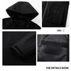 Herrenjacke Damen Mit Kapuze Camping Klettern Outdoor Winddicht Trekking Reißverschluss Mantel Unisex Stil Einfarbige Große Tasche Kleidung