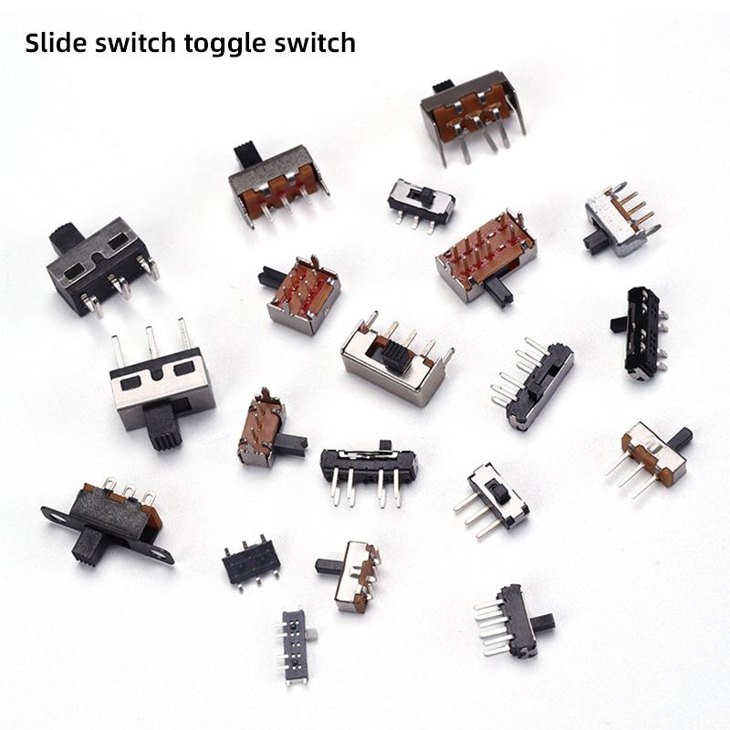 5PCS Mini SPDT Slide Toggle Switch Handle 3/5mm MSS-22D18 SS-12D00 SK-22D07 MSK-12C02 SS-12F44 MSK23D19 - Electronic Component Switches4