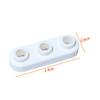 Round 1x 3 Open Stud Short Circle with 3 Holes 77850 Bricks Building Blocks Plate High-Tech Parts Compatible Educational Toys