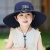 with Cooling Fan Sun Hat Wide Brim Kids Fisherman Hat New Outdoor Sunshade Hat