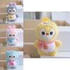 Adorable Plush Penguin Keychain Doll Soft Pp Cotton Gift Blue Pink Gray Yellow