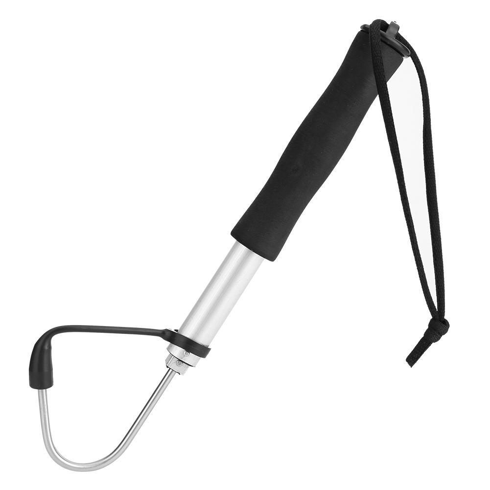 Retractable, Hand Gaff, Aluminium Alloy Shaft, Stainless Steel Hook Soft EVA Handle With Protective