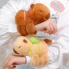 Simulations-Capybara-Klatschen-Armband Handgelenk-Stil Cartoon-Nagetier Plüschtier Klatschen-Armband Weiches Niedliches Capybara Plüsch-Handgelenkband