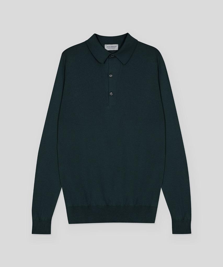 Jonseumedeulli Bradwell Sea Island Cotton Long Sleeves Polo Shirt Core 10 Colors (A Type)