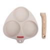 Nonstick Frying Pan 3 Cup Egg Pan Divided Grill Pan Versatile Breakfast Skillet for Egg Steak Burgers