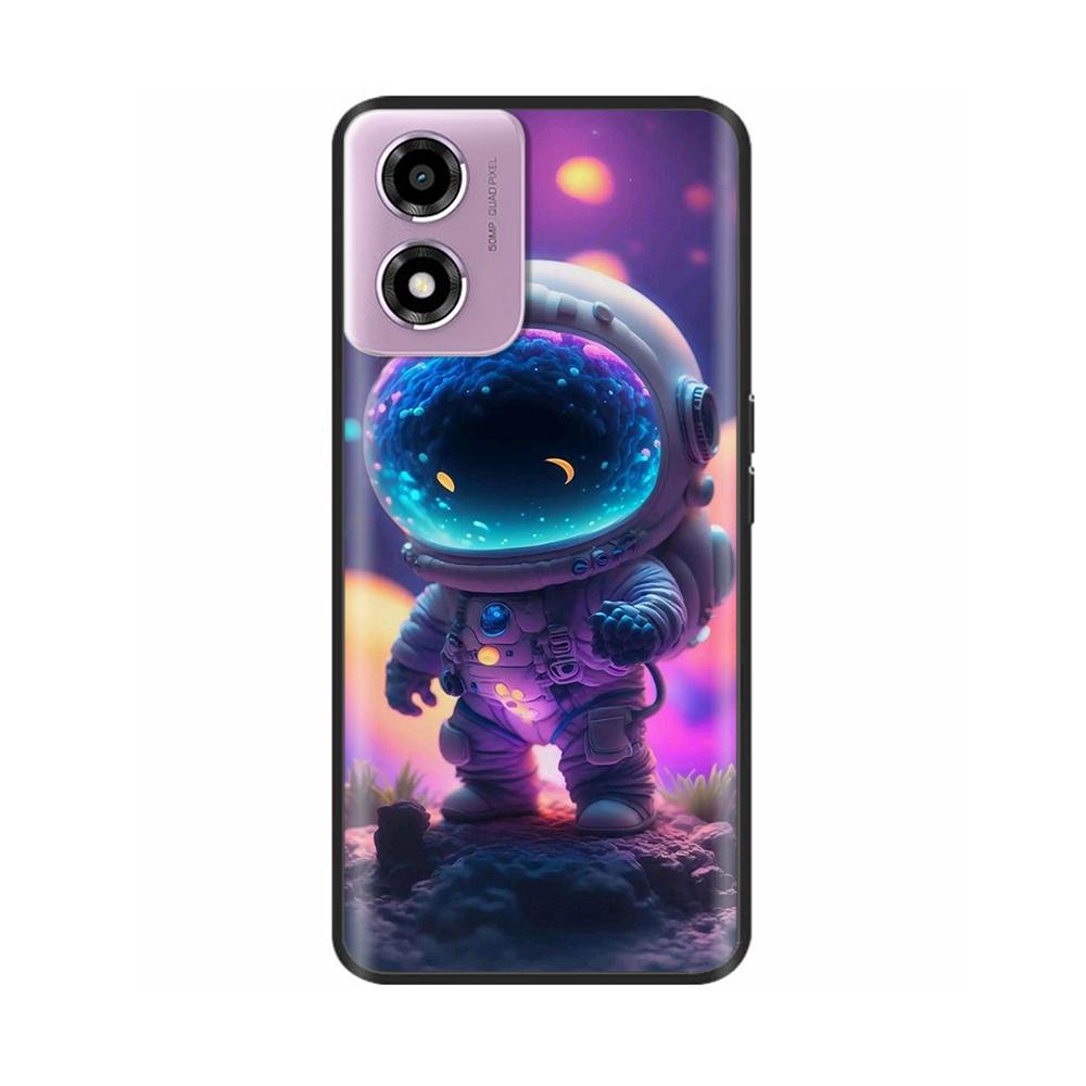 Phone Case For Motorola Moto E14 Case Soft TPU Painted Back Cover For Motorola E14 E 14 MotoE14 Full Protective Phone Shell Capa