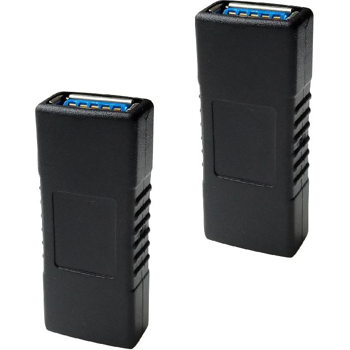 USB 3.0 Female to Female Extension Connector Adapter (2 Pack)