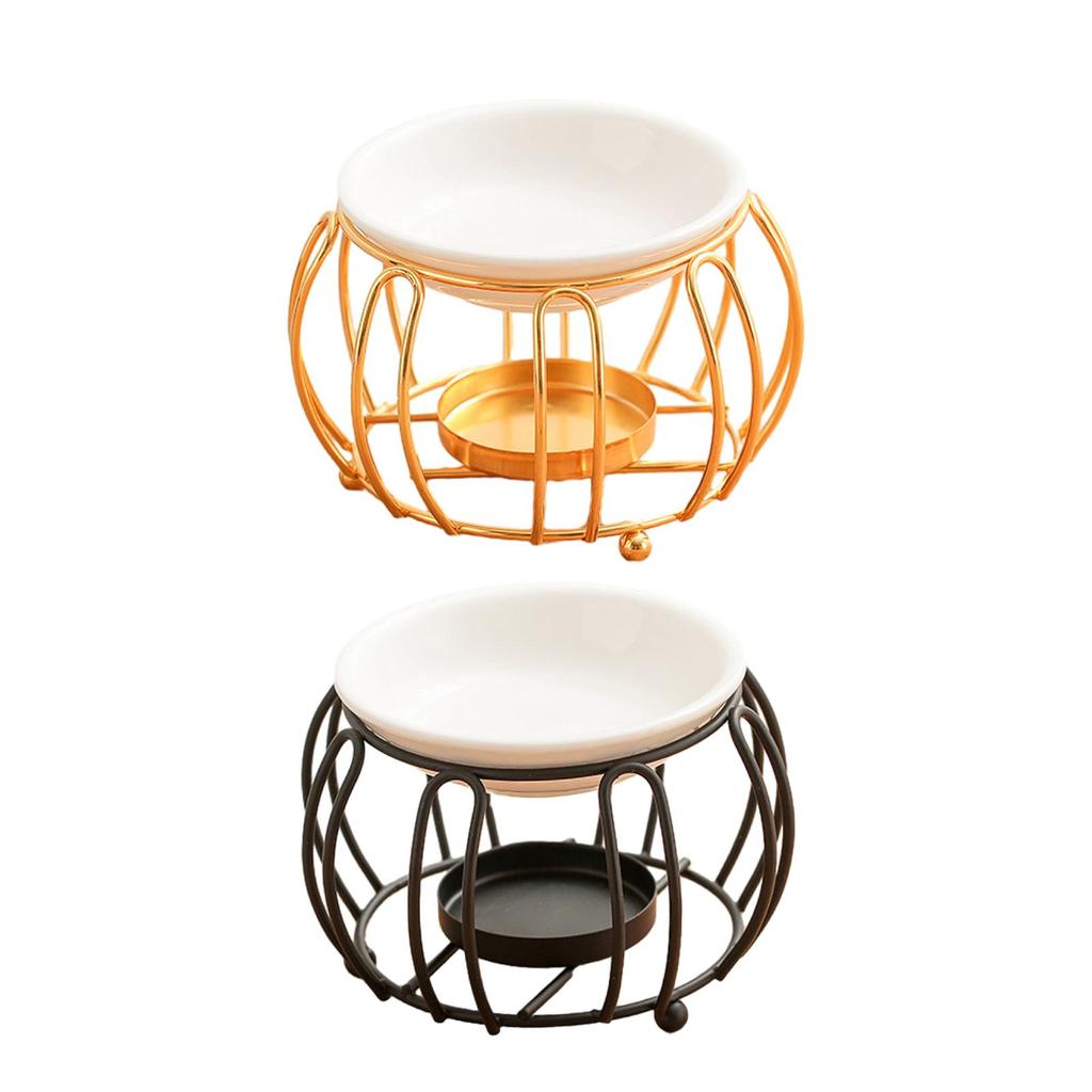 Kerzenwachs Schmelzwärmer Dekorative Kerzenwärmer Diffusor Zarter Ätherischer Öl Brenner Duftwärmer Diffusor für Heimdekoration