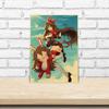 Genshin Impact Series Poster HD Game Posters Kraft Paper Painting Home Decor Bedroom Wall Art Picture Sexy Anime Girl Poster