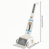 Wooden Vacuum Cleaner Toy Pretend Play Upright Decorative Panel Kids