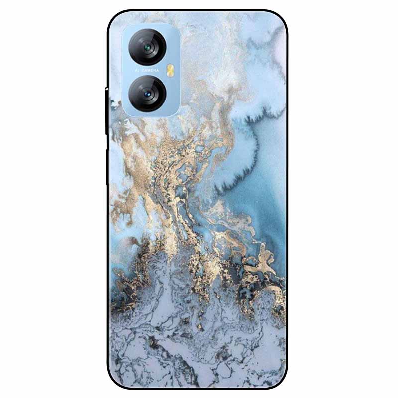 Für Blackview A52 Pro Hülle Handyhülle Stoßfeste Schwarz lackierte TPU Hülle für Blackview A52 Pro Silikon Weicher Bumper A52Pro Süß