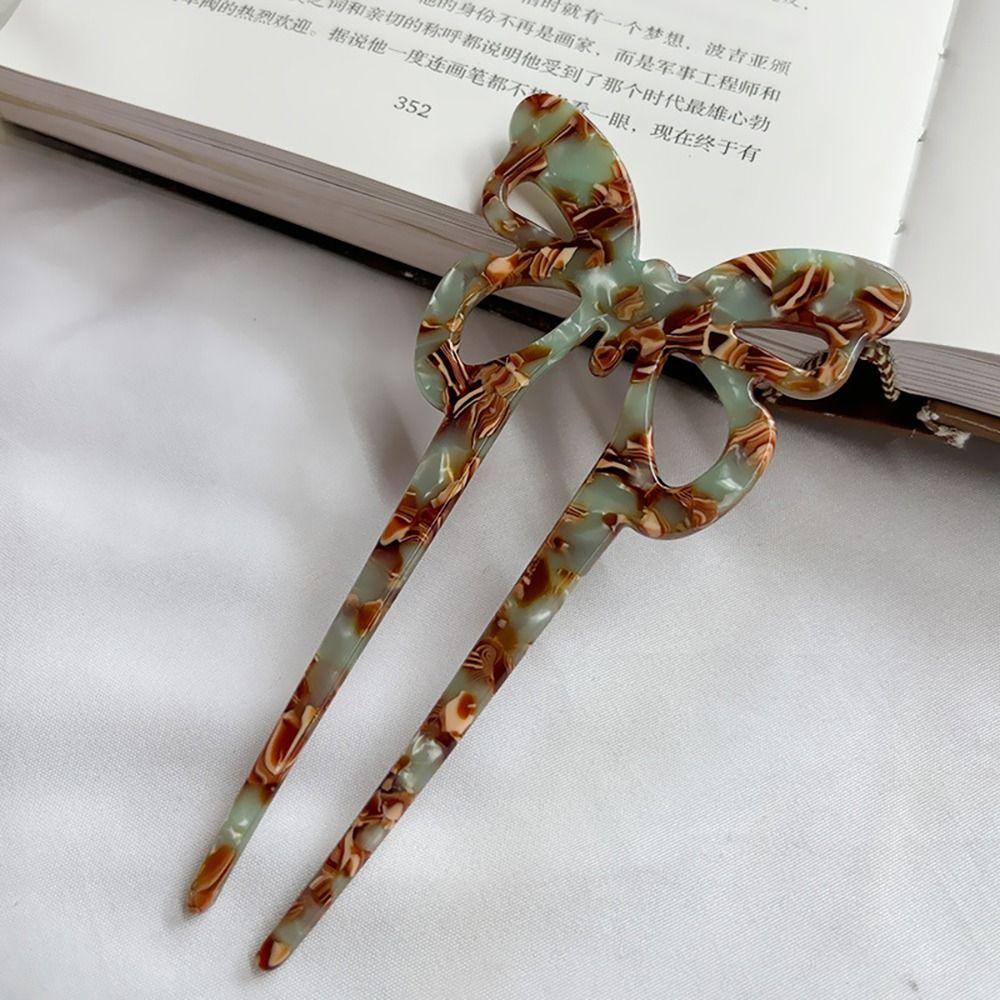 U-Shaped Hairpins Acetate Hair Fork Hair Styling Tools Hair Sticks