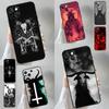 Djävul Satan Mörk Konst Telefonfodral För Samsung Galaxy S26 S23 Ultra S20 S21 S22 S24 S25 Plus S10 S25 FE Baksida