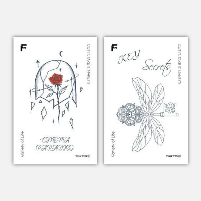 

Тату-наклейка «Секреты рая»