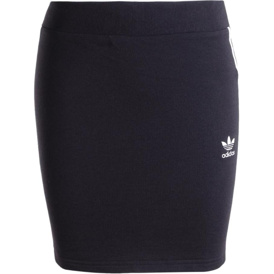 Adidas Originals Trefoil Logo Print Casual Skirt Women Skirts Black AJ8437