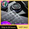 Car Stickers For Alfa Romeo Car Interior Dekoration Stickers Badges Auto Styling For Alfa Romeo Giulia Stelvio Giulietta 156 159