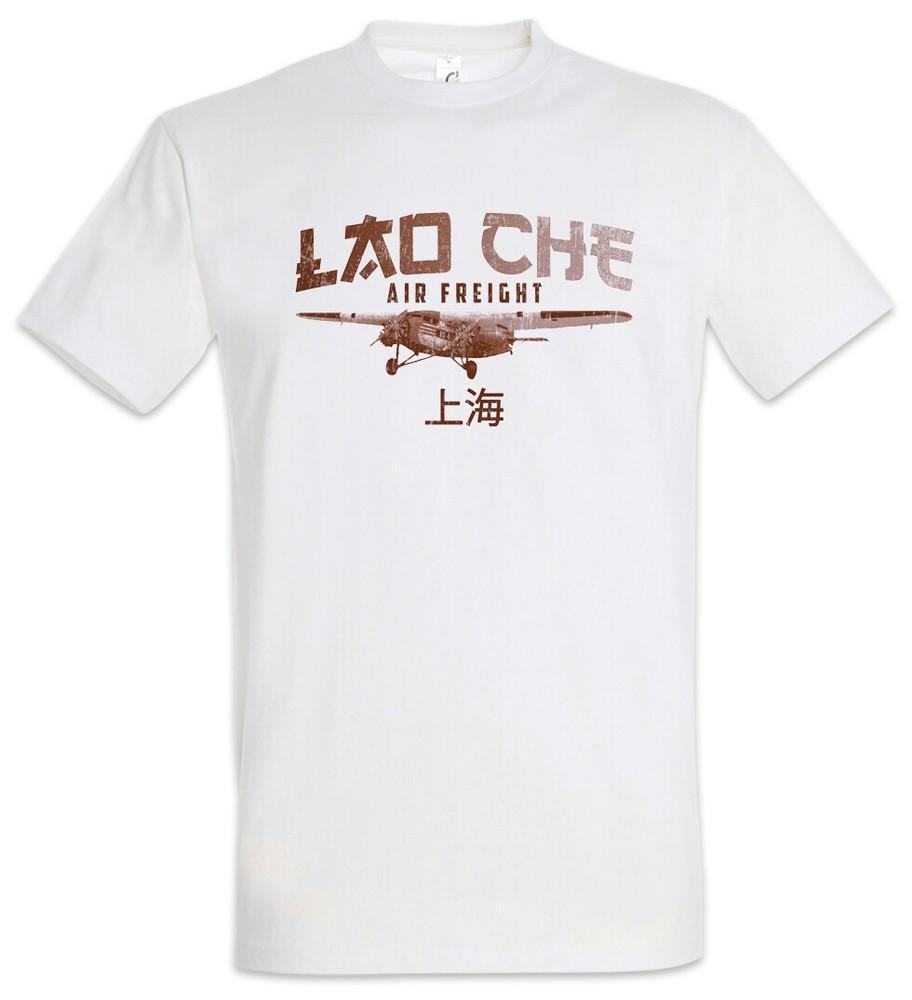 

Lao Che Air Freight T-Shirt Indiana Fun Symbol Jones Sign Whip Airplane Hat 2XL