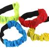 4Pcs Tie Bands Elastic Strap Soft Wear-Resistant Race Bands for Outdoor Game Three-Legs Rope Three-Legs Ropes