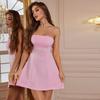Sexy Off Shoulder Mini Dress Slim Fit A Line Street Style Women
