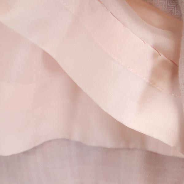 Aquascutum Made in Japan Wool Blend Herringbone Skirt suit Setup 9 Pink Women Used