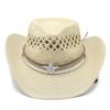 Westerse Cowboyhoed Panama Strohoed Holle Jazzhoed Lente Zomer Reizen Vizier Strandhoed