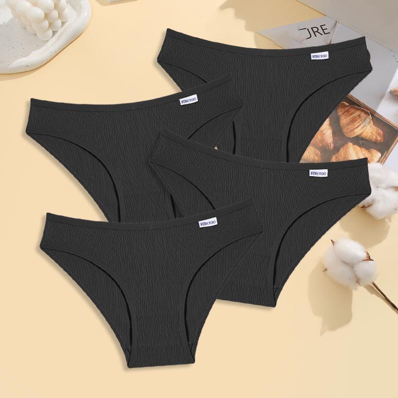 

4 шт. хлопковое полосатое нижнее белье женские трусики с V-образным вырезом сексуальные дышащие трусы больших размеров женские удобные трусы с низкой талией M-XXL XXL&4pcs