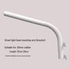 Maideng 1-Meter 60mm LED Street Light Mounting Bracket
