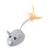 Interactive Mouse Moving Cat Toy Squeaky Plush Mouse Kitten Toy  Playing Game