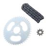 T8F Front Rear Sprocket Chain Kit with 50 Links T8F Chain 3 Hole 44T Rear Sprocket 9T Front Sprocket for Modified Karts Mini Motorcycles
