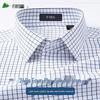 FIRS Men's 240-Count Mulberry Silk Blend Non-Iron Plaid Long-Sleeve Shirt