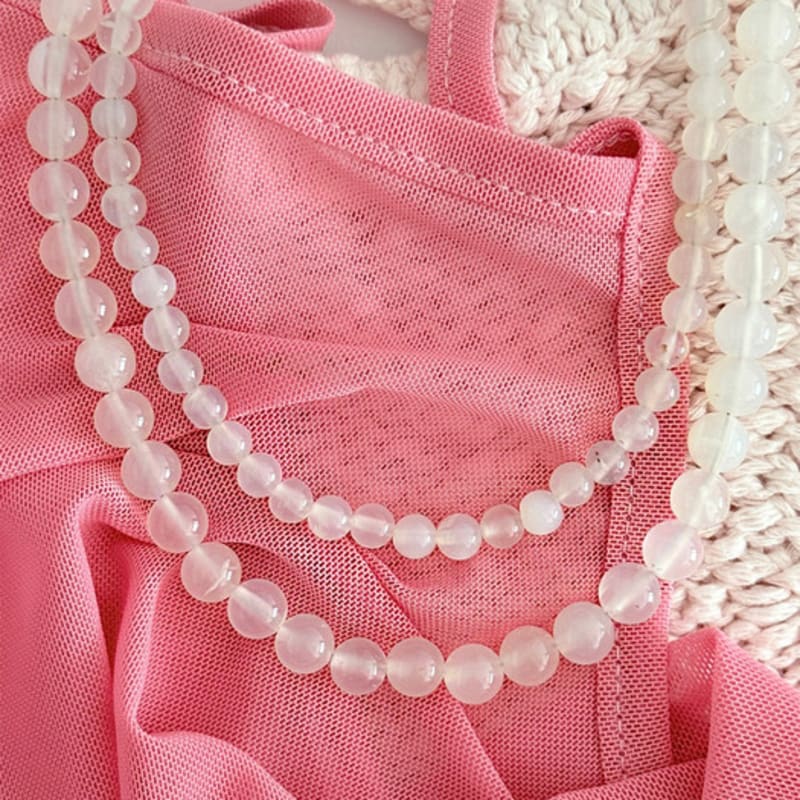 NUDOOR White Agate Necklace