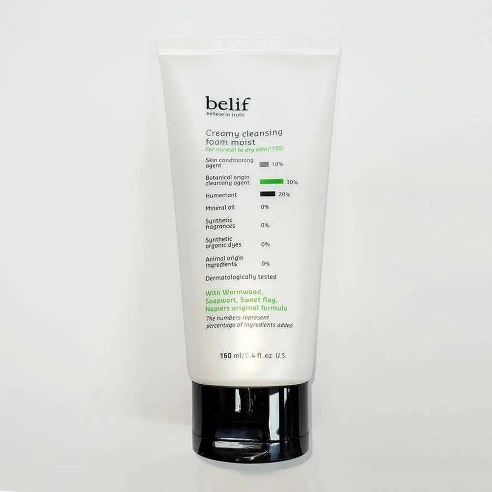 belif Creamy Cleansing Foam Moist 160ml