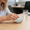 Stress Relief Stone Block Toy Portable Stretchy Hand Exercise Stress Ball Anti-anxiety Round Stone Squeeze Sensory Fidget Toy