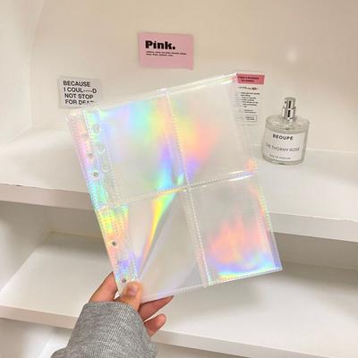 PVC A5 A6 Binder Photocard Holder Journal Notebook Replaceable Photocards Scrapbook Card Binders INS Photo Booth Frames