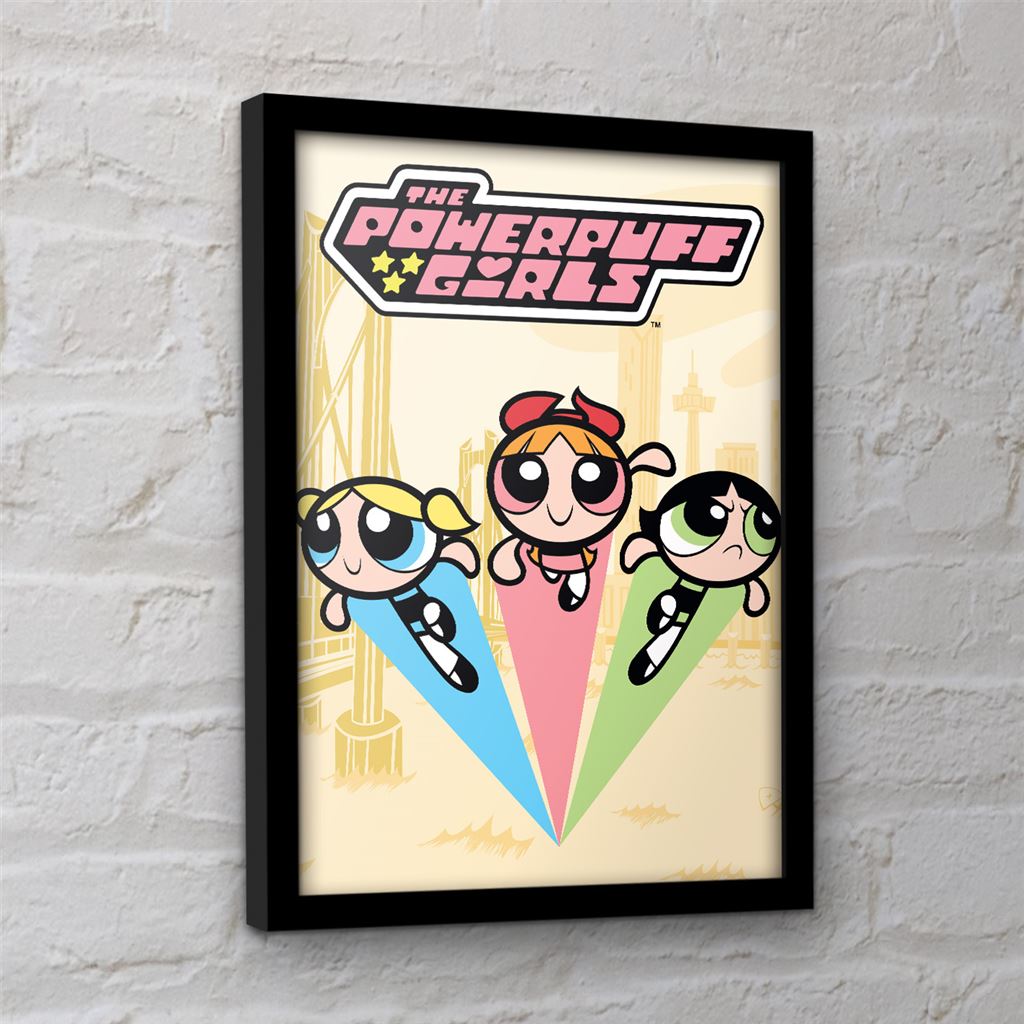 The Powerpuff Girls Group Framed Poster