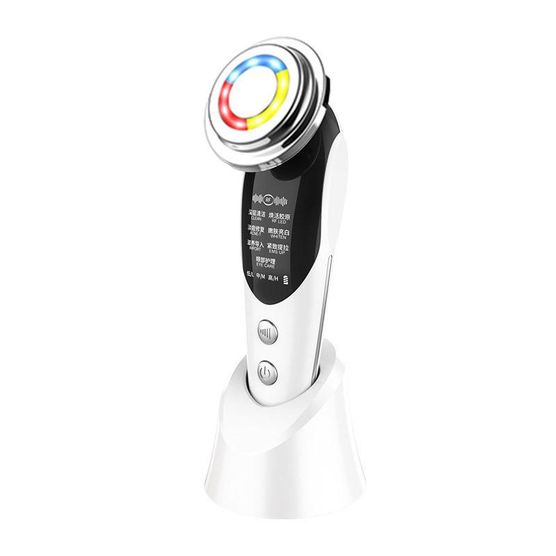 M8807 Home Beauty Instrument Introducer Seven Mode EMS Beauty Salon Liftingaction Firming Face Massage RF Colour Light