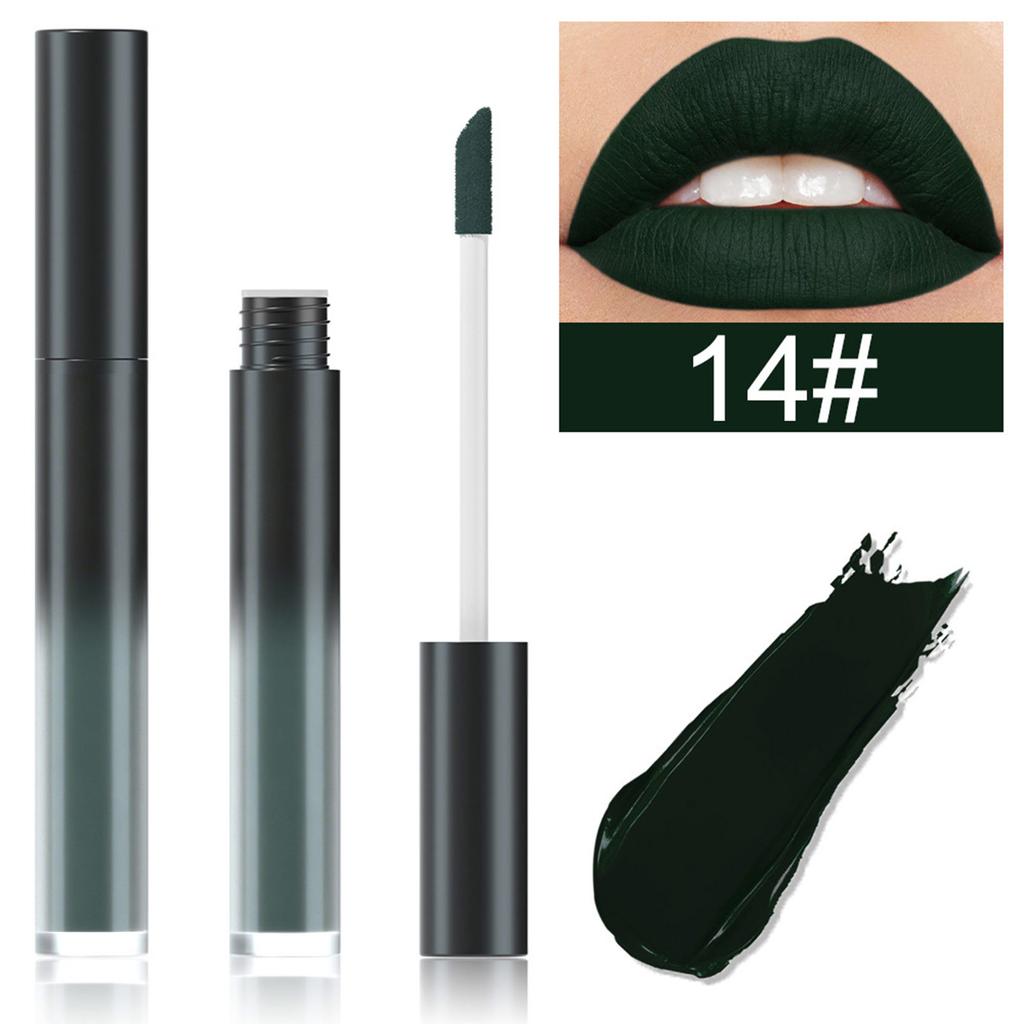 1-delige fluweelmatte lippenstift Rijk gekleurd Lichtgewicht Comfortabel om te dragen Niet-uitdrogende lipgloss Levendige tinten voor dagelijks gebruik of Halloween