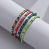 Atoztide Stainless Steel Colorful Bracelet Vintage Beaded Chain Star Bracelets for Women Girls Christmas Accessories Jewlry Gift