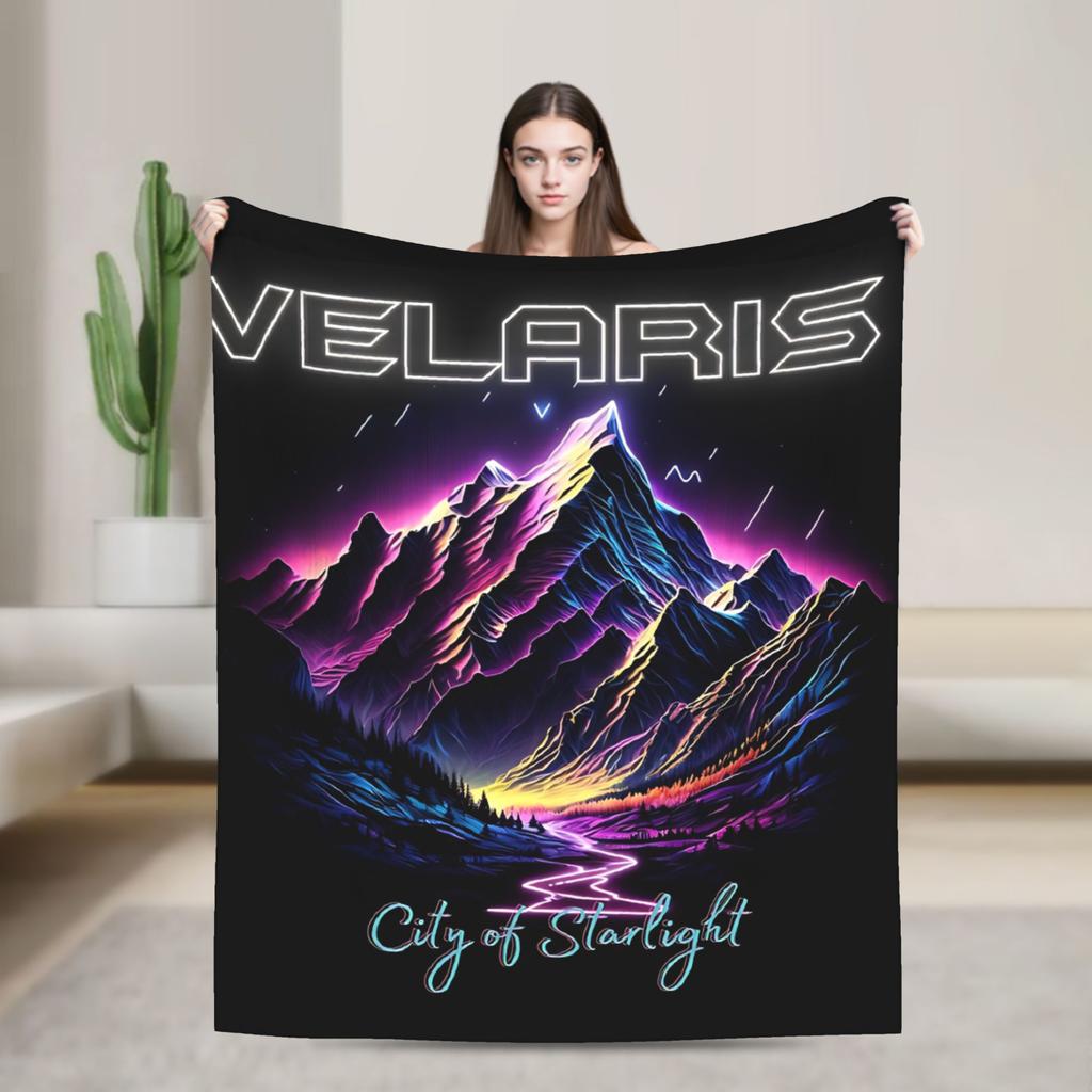 Soft Blanket Travel Office Velaris City of Starlight  Bedding Throws  Flannel Bedspread For Living Room Funny Sofa Bed Cover