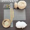 Handmade Knit Crochet Bags DIY Materials Kit Mesh Plastic Frame Sheet for Making Bag Auxiliary Weaving Crossbody Bag Accessories