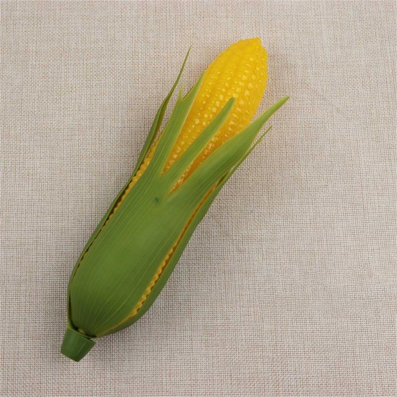 6Pcs Artificial Corn Realistic Fake Corn Simulation Corn Simulation Vegetable for Thanksgiving Decorations Photo Props