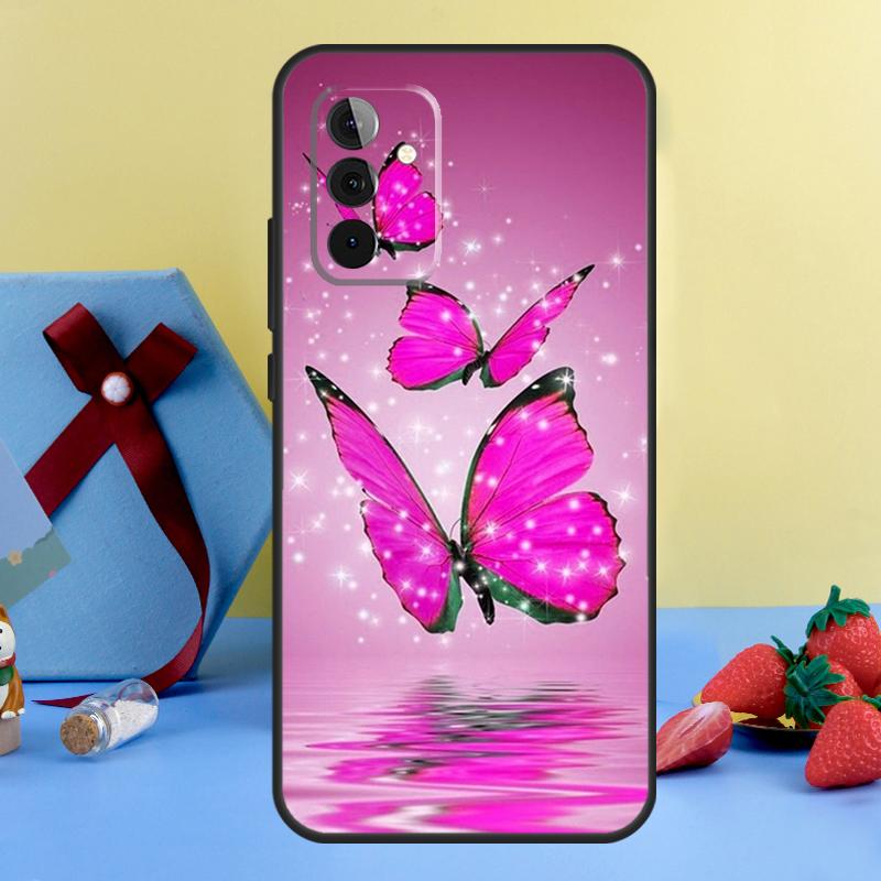 Cute Butterfly Case For Samsung Galaxy A13 A33 A53 A16 A17 A54 A34 A14 A15 A35 A55 A52 A12 A32 A26 A36 A56