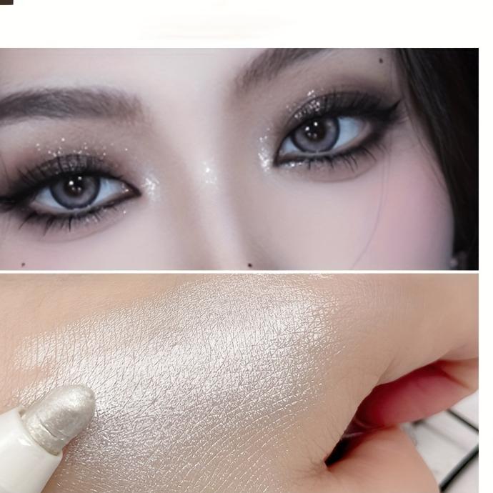 Pearlescent Matte Eyeshadow Stick White Eyeliner Lying Silkworm Highlighter Brightening Lasting Eye Makeup