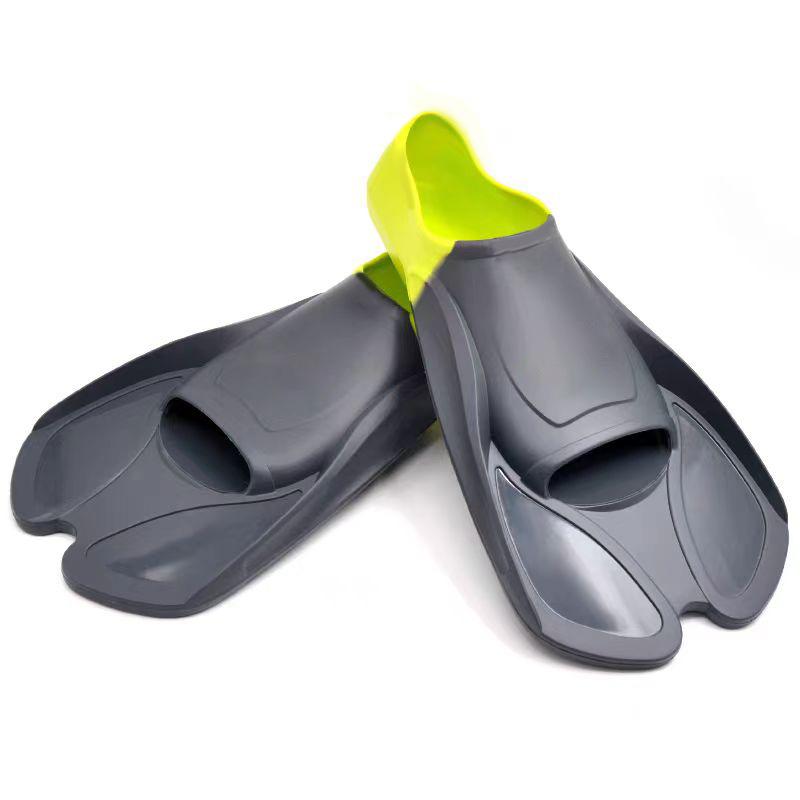 

Swimming Silicone Fins Adult Diving Duck Paw Snorkeling Booster Short Foot Frogs 27-29 чёрный